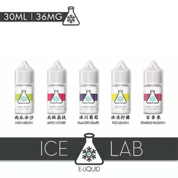 ICE LAB 冰凍實驗室電子煙油｜尼古丁鹽 30ml 36mg